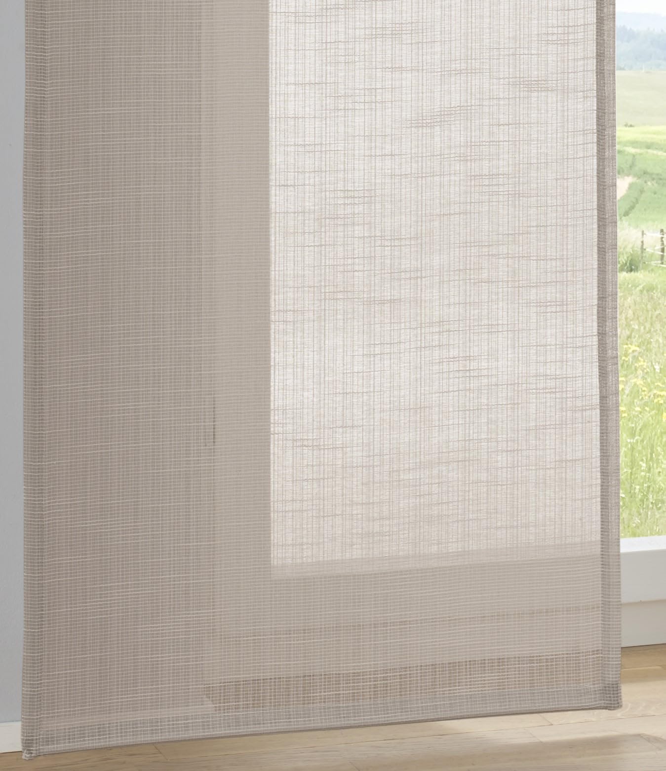 Taupe - 260 cm - Paneelgordijnen kopen? | Korting tot 25