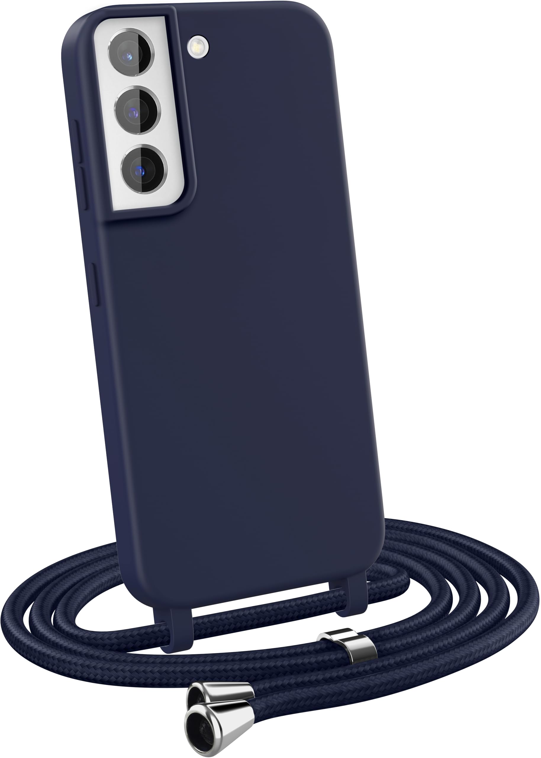 TBOC Cordino Catenella Laccio Strap Porta Cover [Nero] + 2 Toppe di