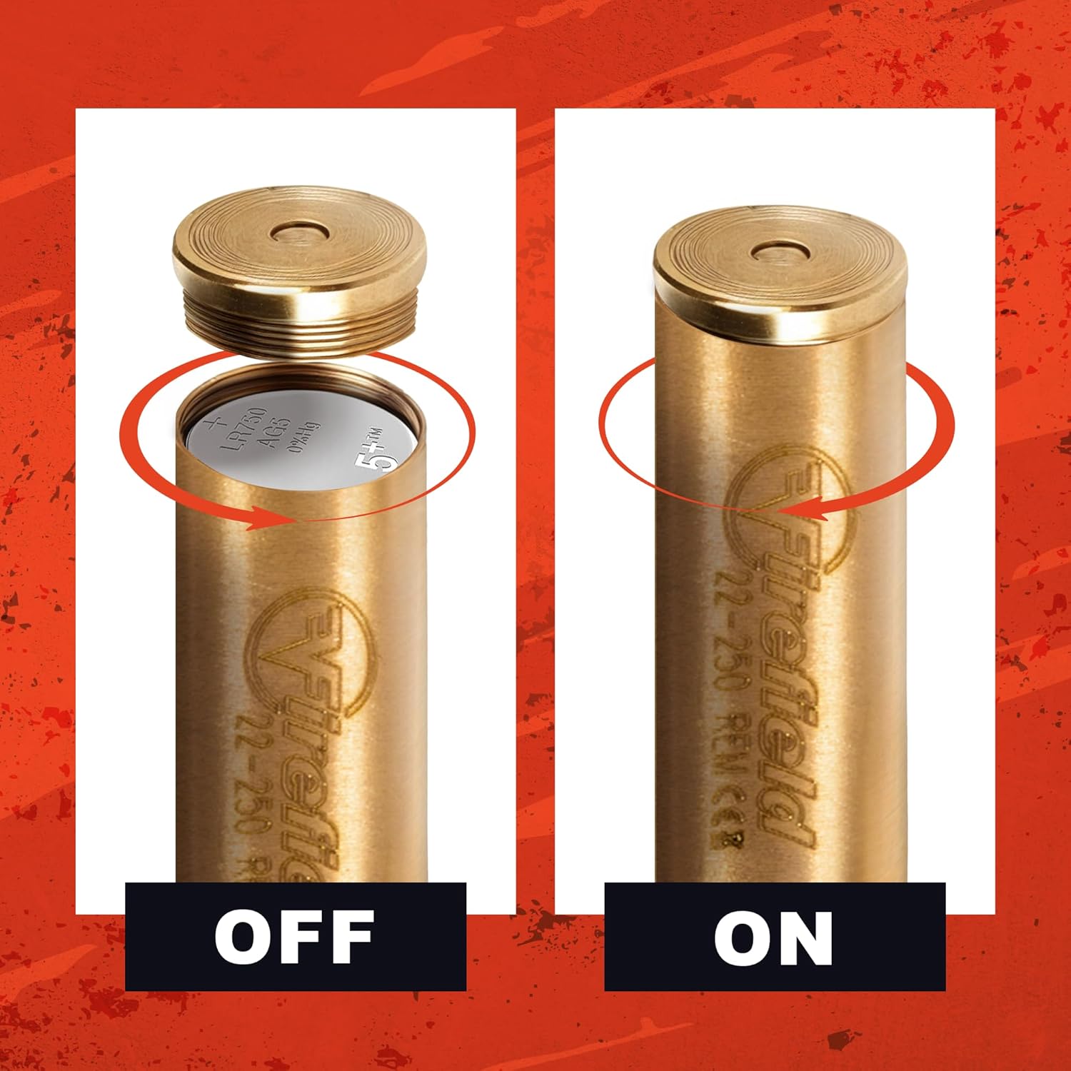 Firefield 22-250 Remington In-Chamber Red Laser Brass Boresight
