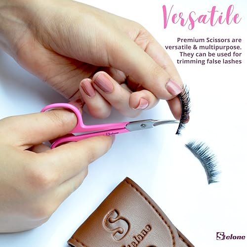 Miniatura 7 de Tijeras para cutículas extrafinas curvadas – Tijeras de manicura profesionales de acero inoxidable curvadas finamente puntiagudas y construcción