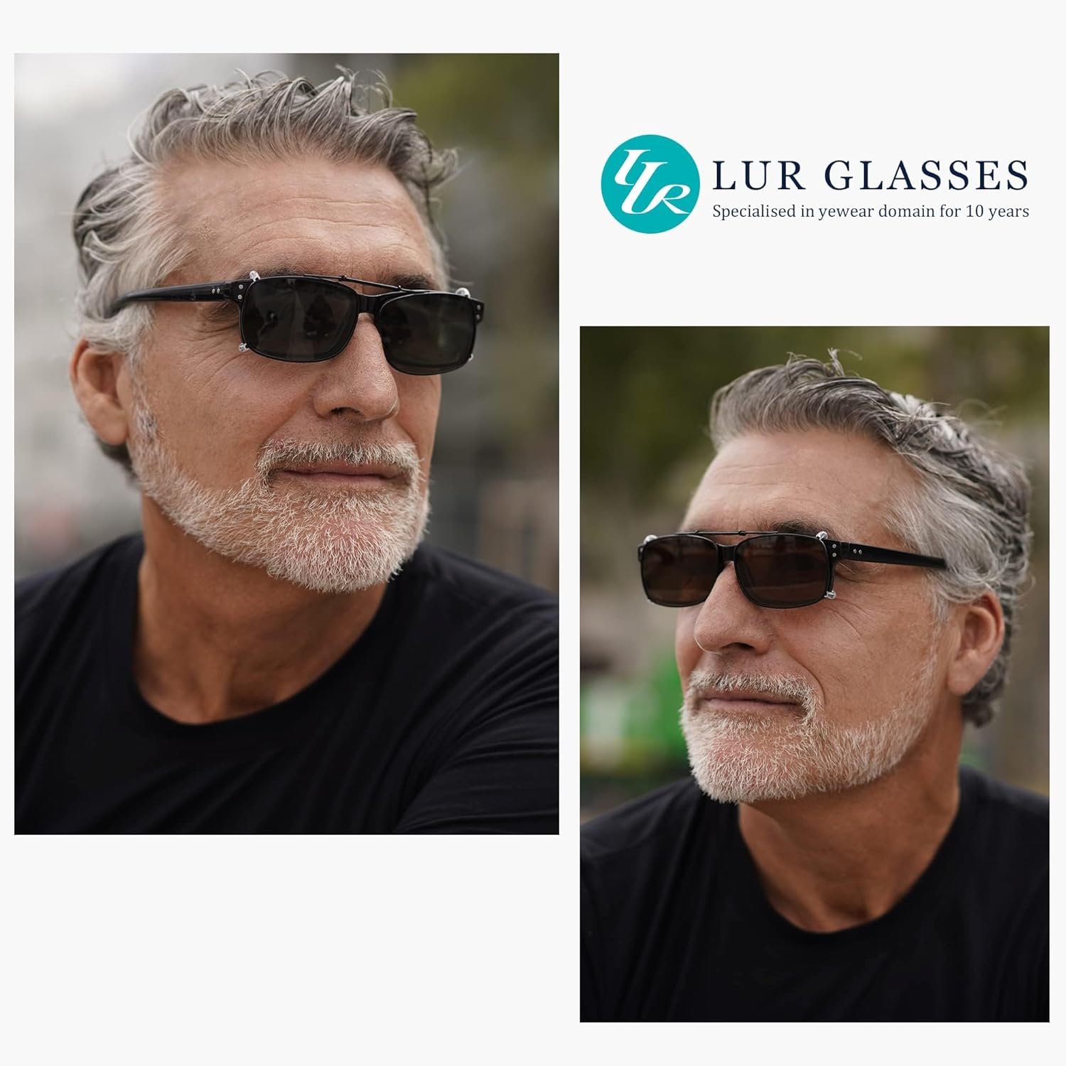 Easy clip Spring Polarized Clip On Sunglasses - Image 4