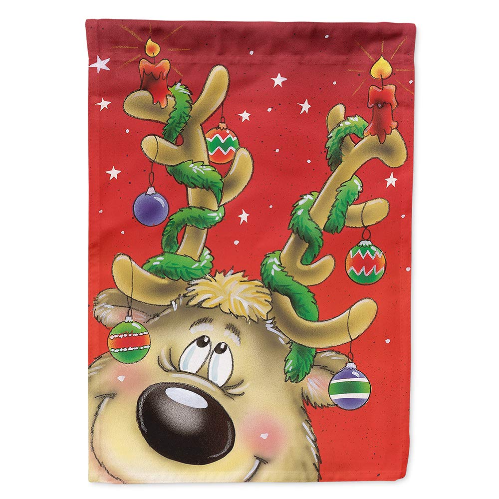 Drapeau de maison renne de bande dessinée Caroline's Treasures Aah7206chf sur grande toile