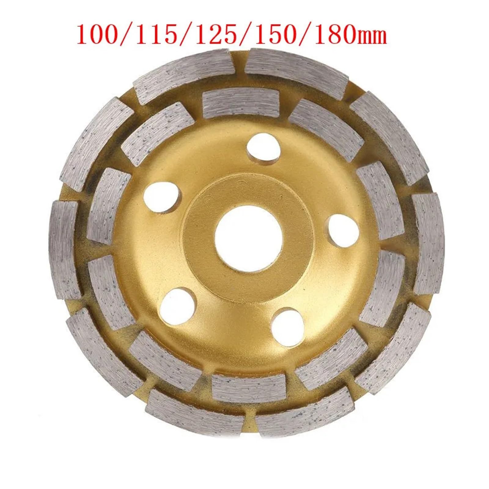 Tarcze szlifierskie diamentowe, 100/115/125/150/180mm Diamentowa tarcza szlifierska z segmentem, szlifierka do betonu, granitu, kamienia, cięcia Drop Ship(180mm)