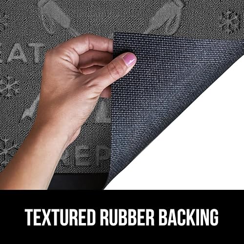 Miniatura 5 de Gorilla Grip - Tapete WeatherMax todoterreno 100% impermeable, 35 x 23 pulgadas, goma natural, resistente a las manchas y a la decoloración, para