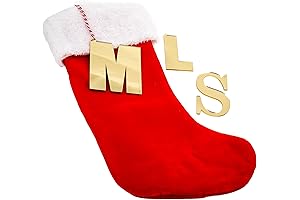 Personalized Gold Initial Stocking Tags for Festive Holiday Decor