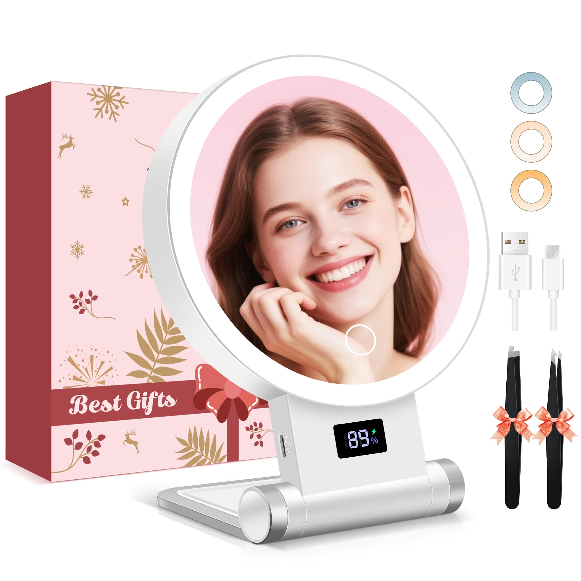 B Beauty Planet Doppelseitige Kompaktspiegel