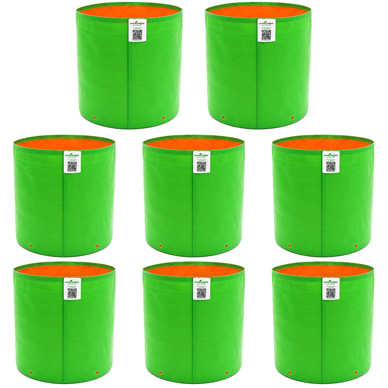 Anandi Green Grow Bags - Premium Plant Containers -14 Anandi Green Grow Bags - Premium Plant Containers -14