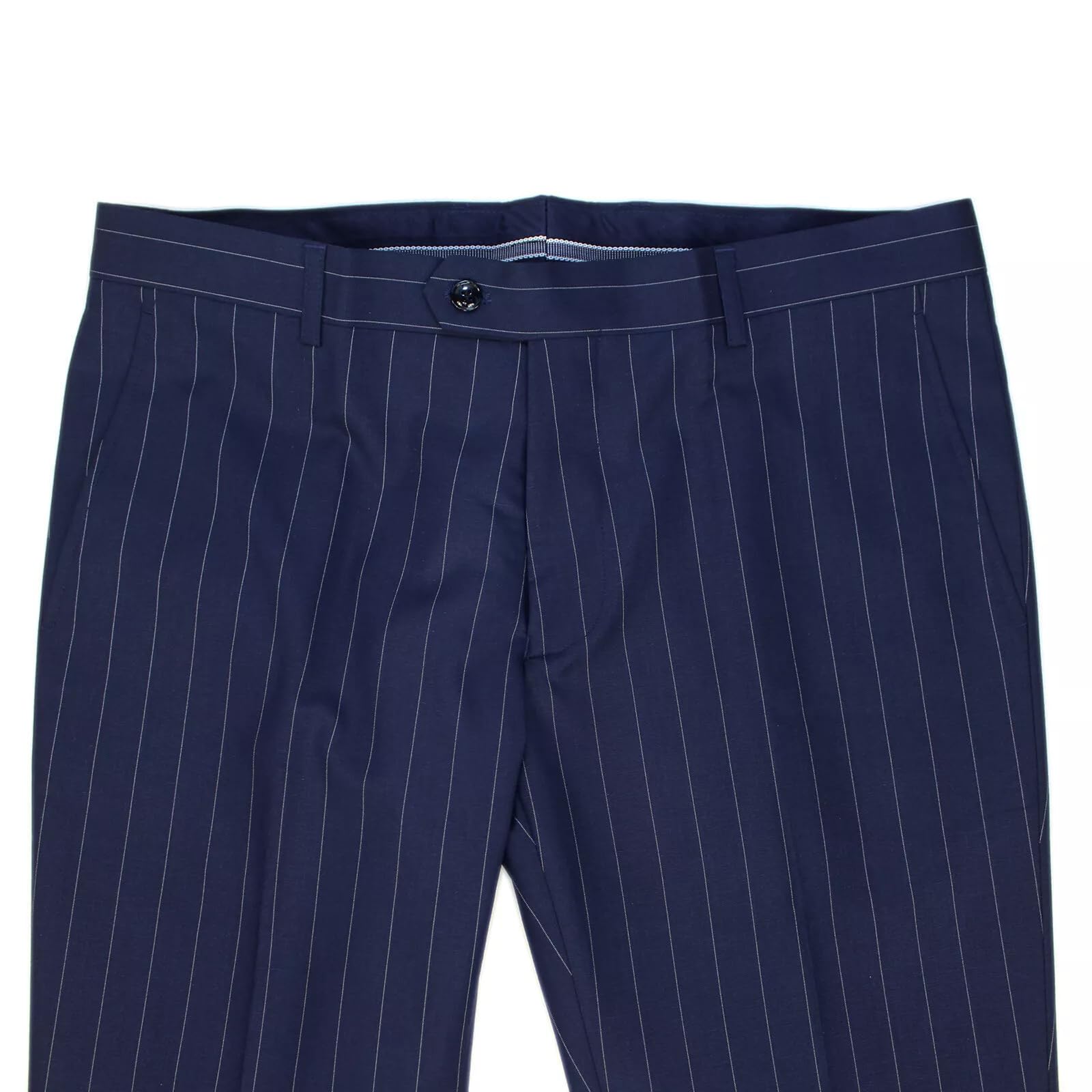 Abito Elegante da Uomo Gessato Tutte Le Stagioni Completo Giacca e Pantalone Vestito a Righe Formale Due Pezzi Casual Elegante Matrimonio