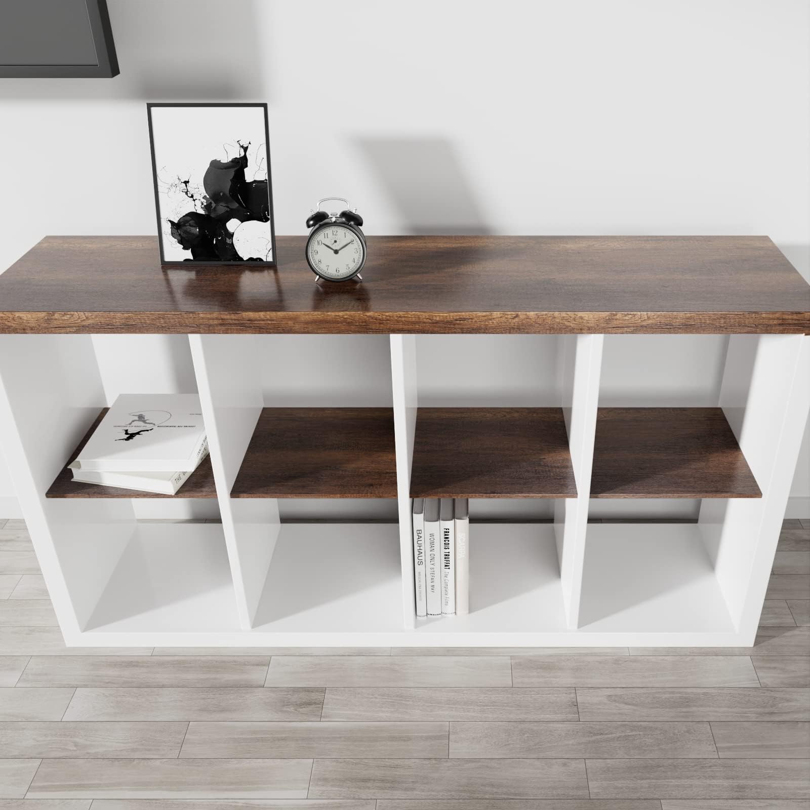 Decotalk Vinilo Imitacion de Madera Papel Adhesivo Para Muebles Marrón 90X500cm Vinilo Encimera Cocina Autoadhesivo Lmina Decorativa Para Cocina Pared Puertas Para Forrar en Rollo Aspecto Madera