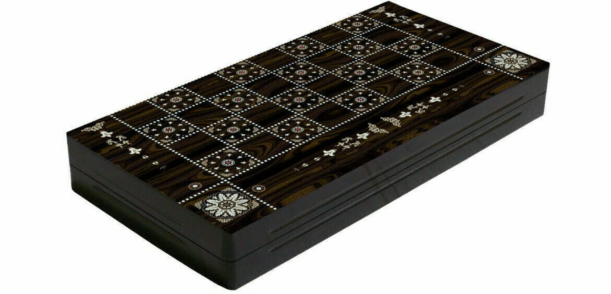 Juego de Backgammon de Madera Perla - 19 Pulgadas