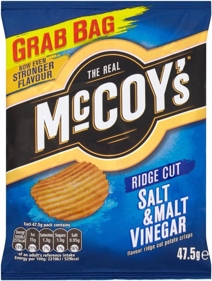 (30 Pack) Mccoys Salt & Malt Vinegar - Std