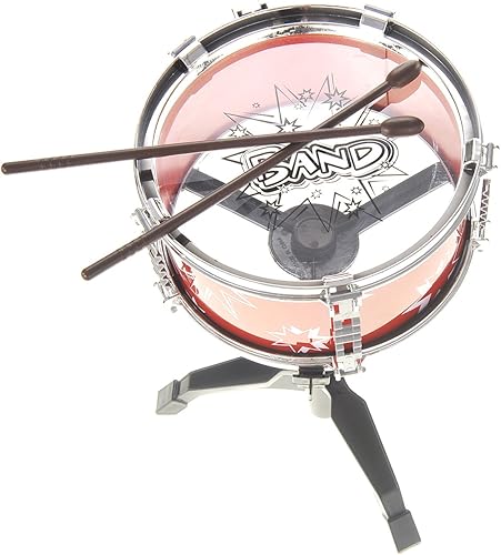 Miniatura 8 de PowerTRC Juego de instrumentos de batería musical  Tambor de juguete para niños  El juego incluye 6 baterías, platillo, silla, pedal de patada,