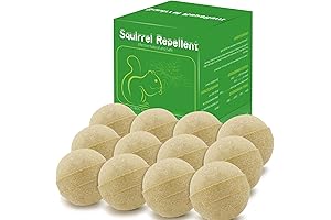 12 Pack Natural Squirrel Repellent: Keep Your Flower Pots Squirrel-Free!