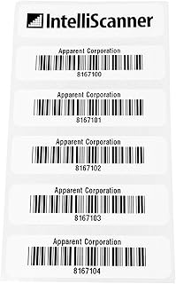 IntelliScanner Custom Barcode Asset Tags (Pack of 100 - Customized)
