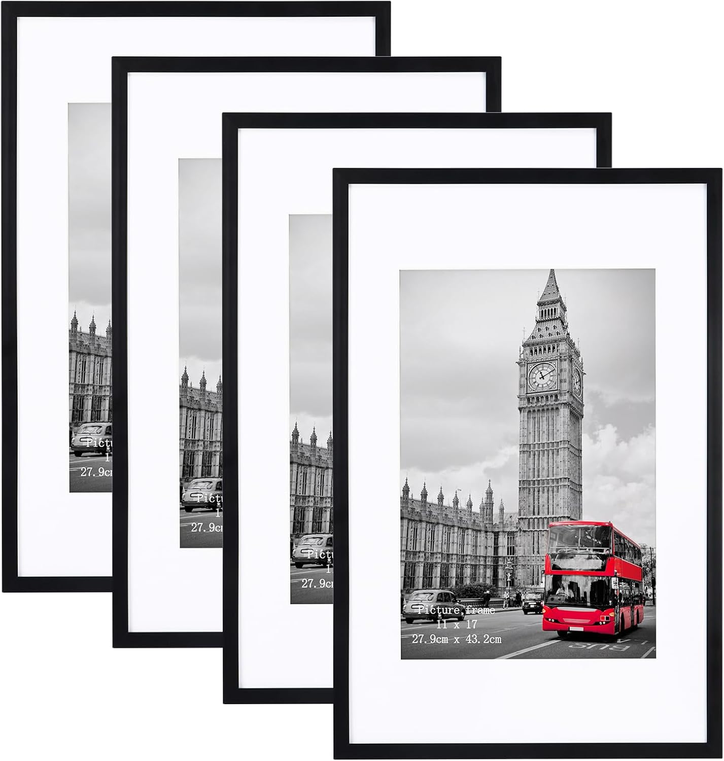 Amazon com Giftgarden 11x17 Picture Frame Pack of 4 Matted 11x17 Amazon com Giftgarden 11x17 Picture Frame Pack of 4 Matted 11x17