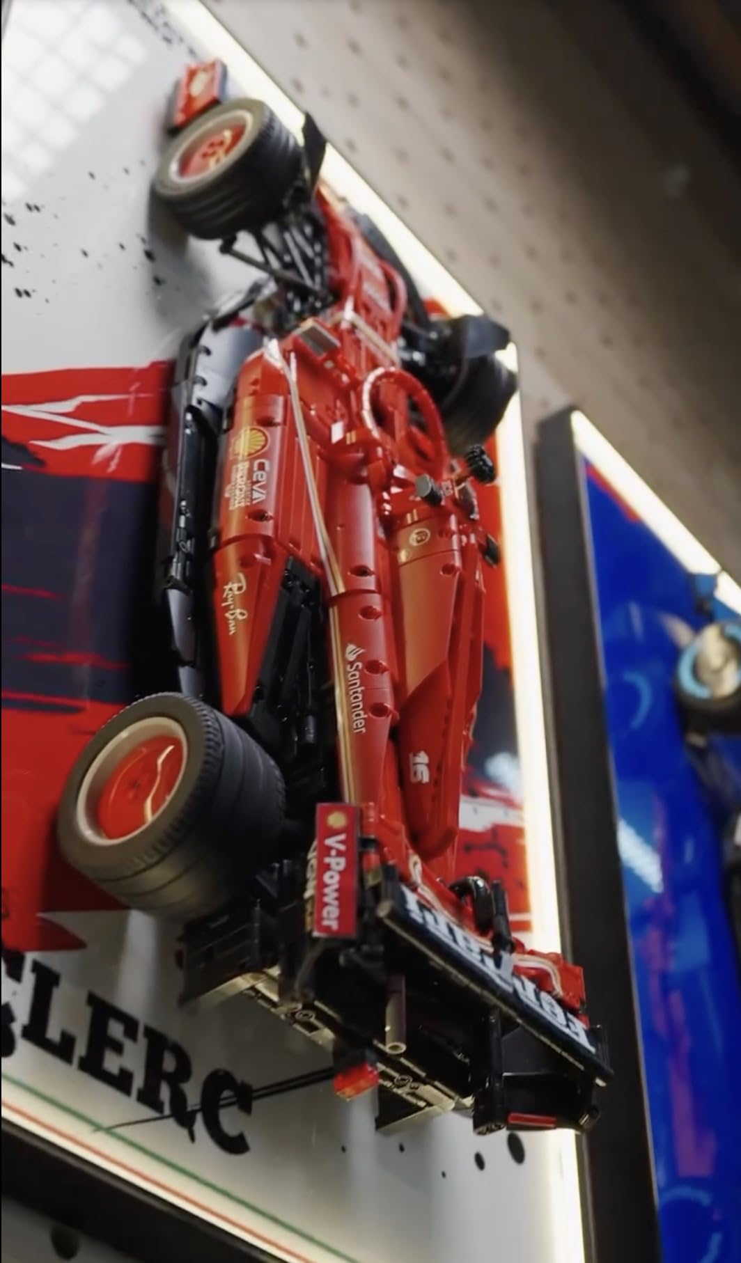 Amazon.com: antece Lego Ferrari F1 Display Wallboard for