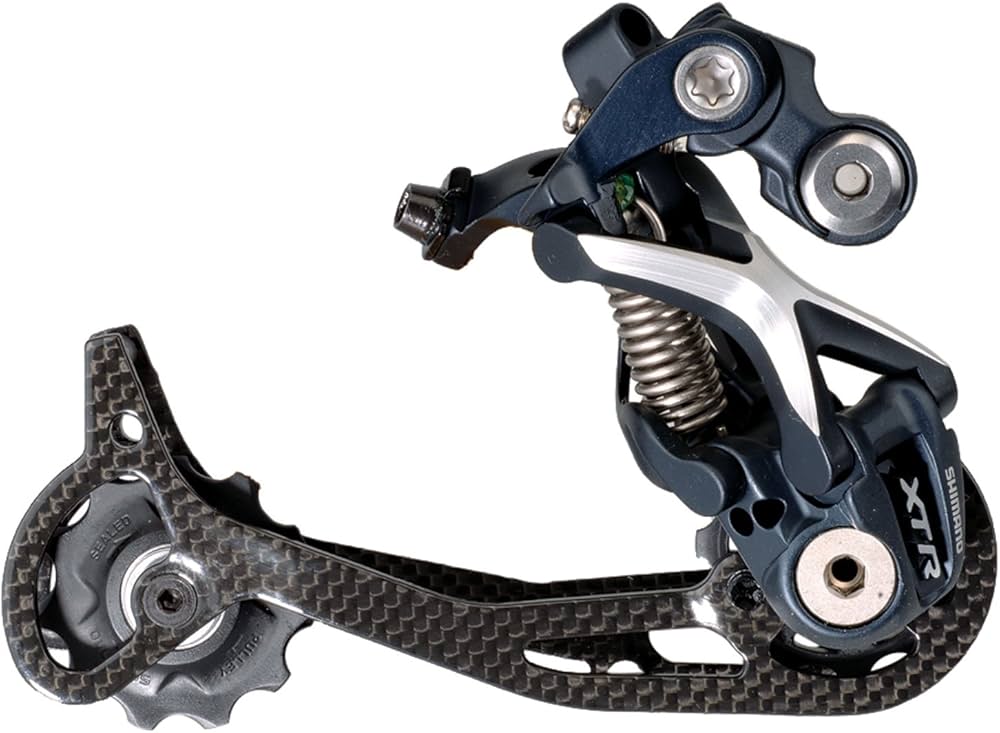 Shimano RD-M972 XTR Shadow T-N Traseira descarrilhada, SGS Longa Shimano RD-M972 XTR Shadow T-N Traseira descarrilhada, SGS Longa