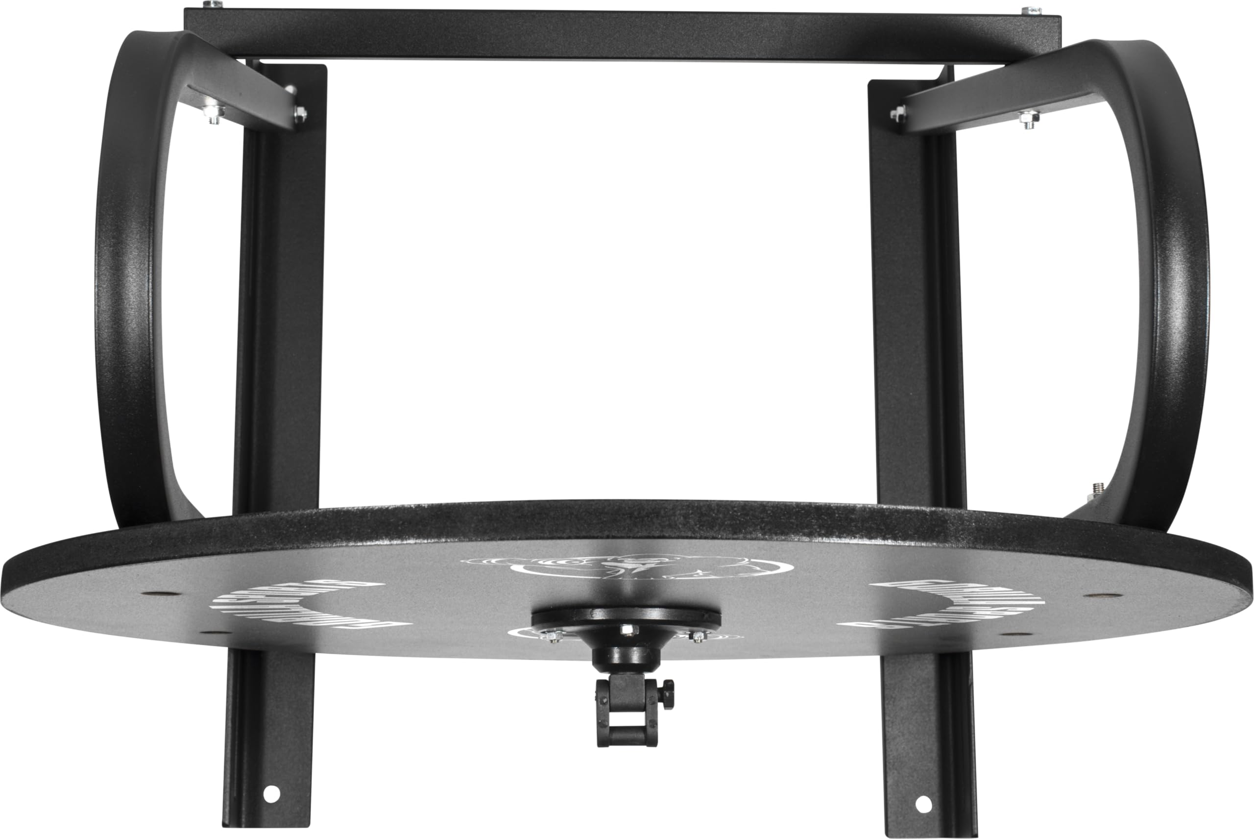 GORILLA SPORTS® Plate-forme de Speedball - Montage Mural, avec Roulement à Billes, pour Poire de Vitesse, Acier, Noir - Plateau pour Sac de Boxe, Support de Balle de Frappe, Entraînement, Fitness, MMA