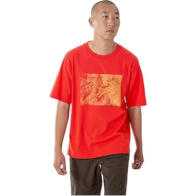Мужская рубашка Arcteryx Kragg Cotton Lithographica Short Sleeve dynasty