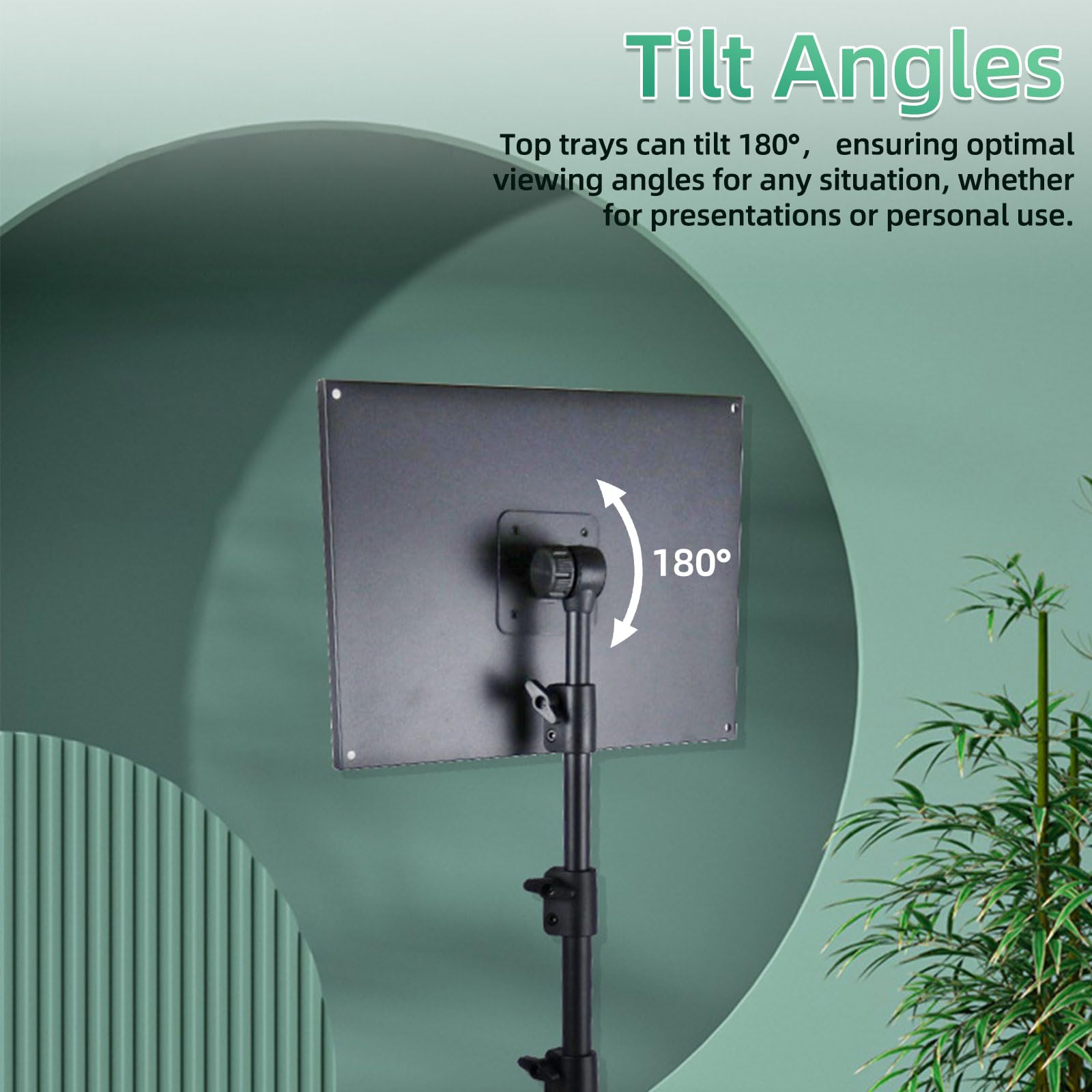 Support Projecteur avec roulettes, support de sol pour tablette avec bande élastique, hauteur réglable de 60 cm à 120 cm, trépied polyvalent