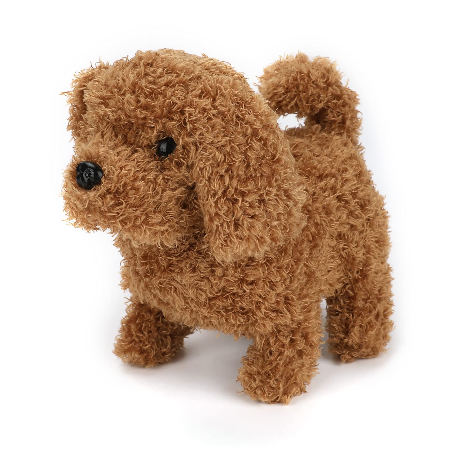 Electronic Plush Toy, CestMall Teddy Toy Dog with Tail Wagging, Walking& Barking Plush Animal Toy Soft Electronic Dog Pet Lightweight Plush Toys Funny Interactive Toys Gift for Toddler Kids Boys Girls