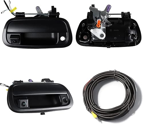 Miniatura 7 de Anina Cámara de respaldo con mango de puerta trasera para Toyota Tundra 2000-2006 Cámara de asistencia de estacionamiento inversa con guía opcional
