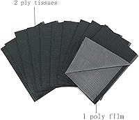 Vista 3 de 125 fundas de mesa de tatuaje de 13 x 18 pulgadas, almohadilla limpia, babero de tatuaje personal de higiene