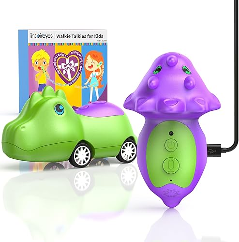 Miniatura 46 de Walkie Talkies para niños recargables, juguetes para niños y niñas de 3 a 12 años, paquete de 3 radios de 2 vías de largo alcance, regalos de Jardín