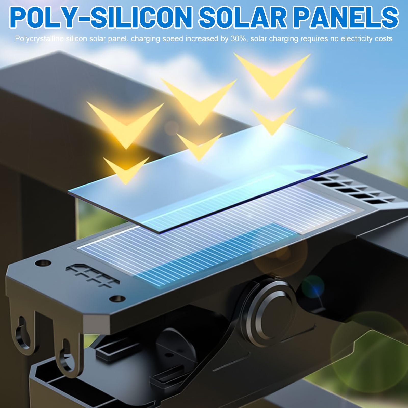 Solarlampen Für Außen mit Bewegungsmelder, Solar Clip Leuchten Für Außenbereich, 3 Modi Wasserdichte Solarlicht Garten Beleuchtung Solarstrahler mit Klemme Außenleuchte Für Zaun Garten Garage (Ax4)