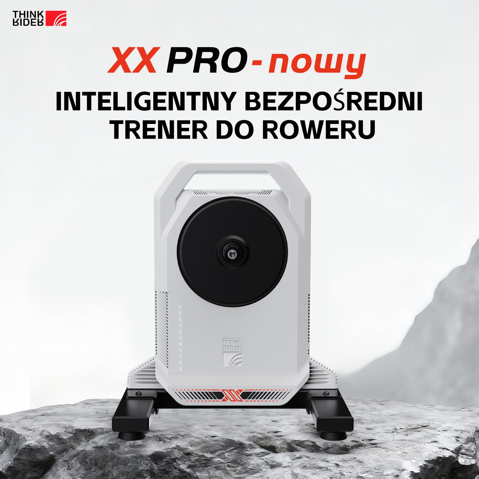 ThinkRider XXPRO trenażer rowerowy do realistycznego treningu w pomieszczeniach i dokładnych danych z pomocą aplikacji