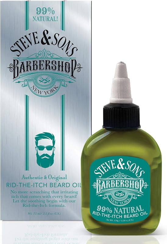 Óleo para Barba Steve & Son Barbershop, 75 mL