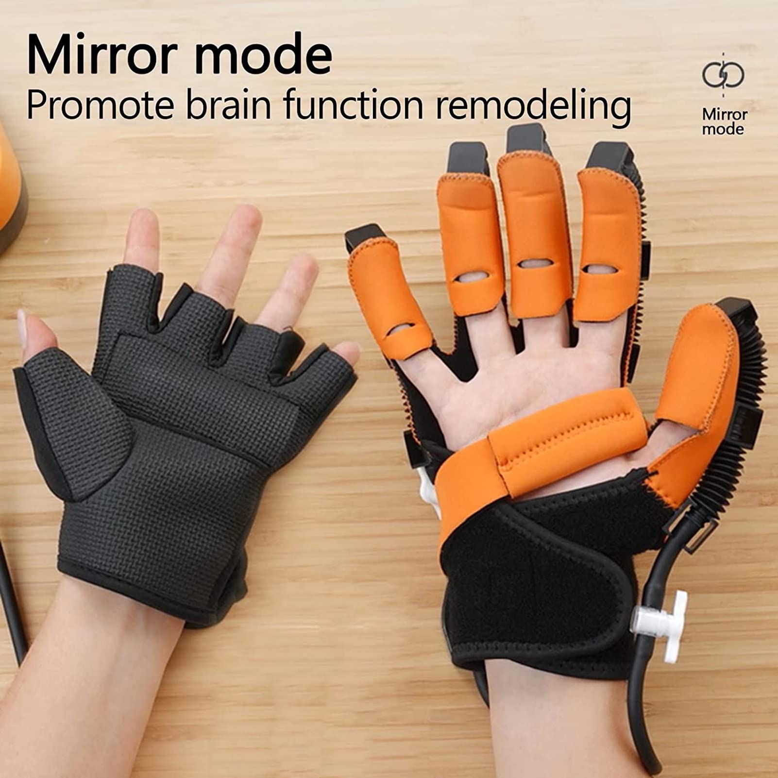 Dispositivo De Entrenamiento De Rehabilitación De Dedos, Guantes De Robot De Rehabilitación, Guantes De Asistencia Para Férulas De Mano, Para Pacientes Con Hemiplejía Por Accidente Cerebrovascular