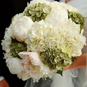 3pcs Artificial Hydrangea Flowers Fake Hydrangeas for Weddings Home Decor