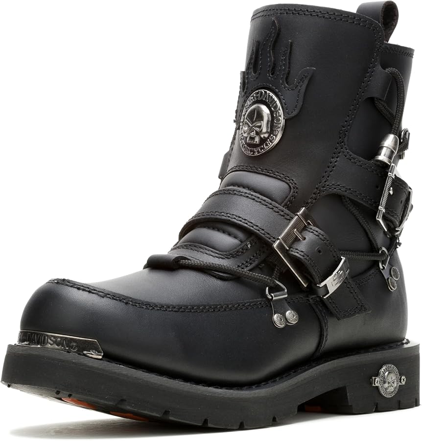 Amazon.com: HARLEY-DAVIDSON FOOTWEAR Men's Distortion Boot,Black,7