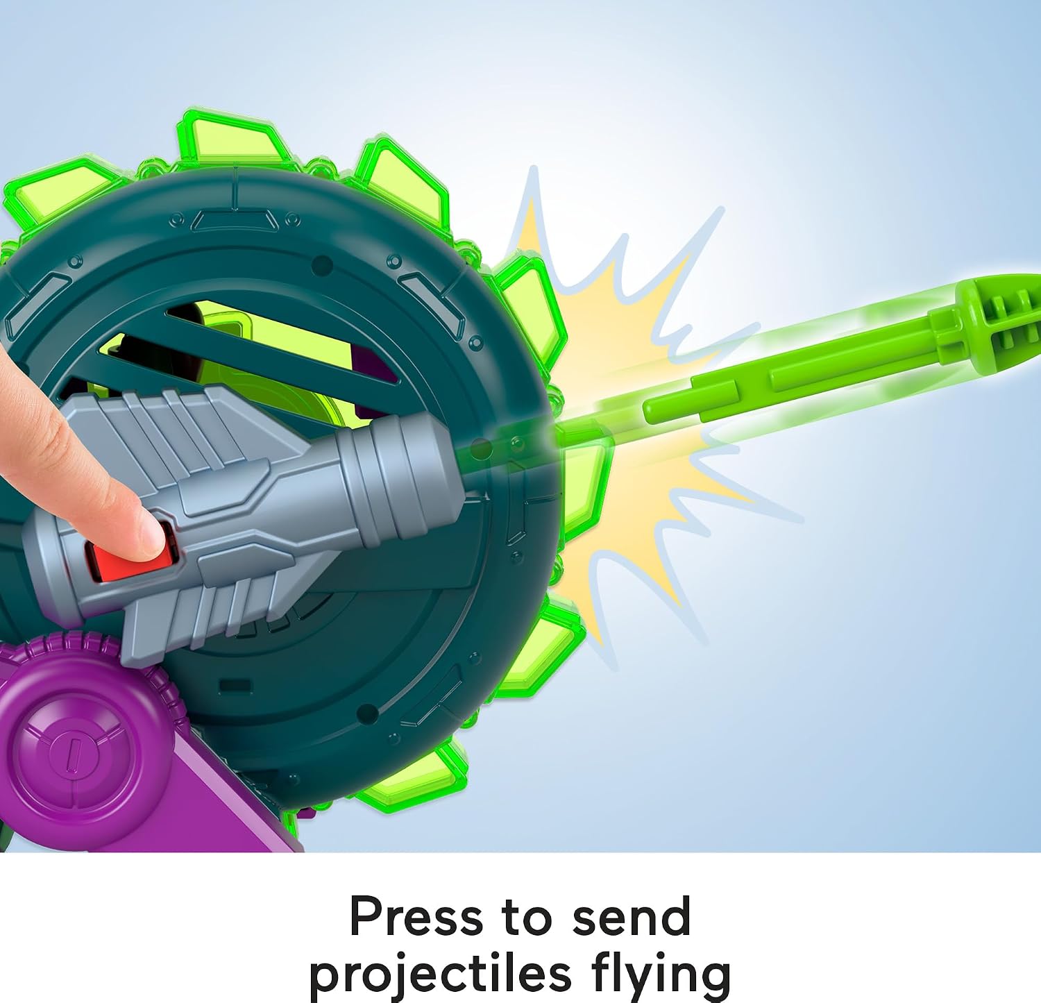 Fisher-Price Imaginext DC Super Friends Toy Lex Luthor Spinning Saw Vehicle & Figure Set for Pretend Play Kids Ages 3+ Years