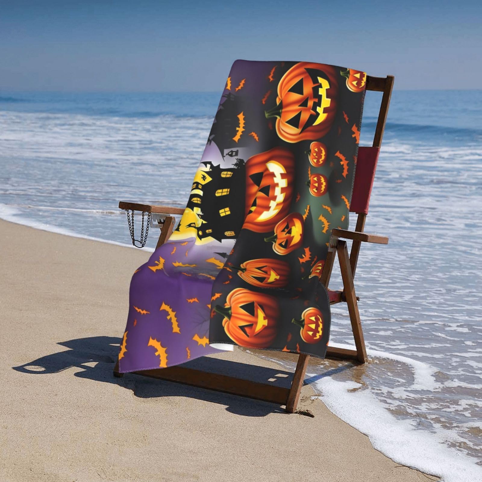 Amazon｜PULaif Happy-Halloween-Day-Trick-Or-Treat 極細繊維吸収バス