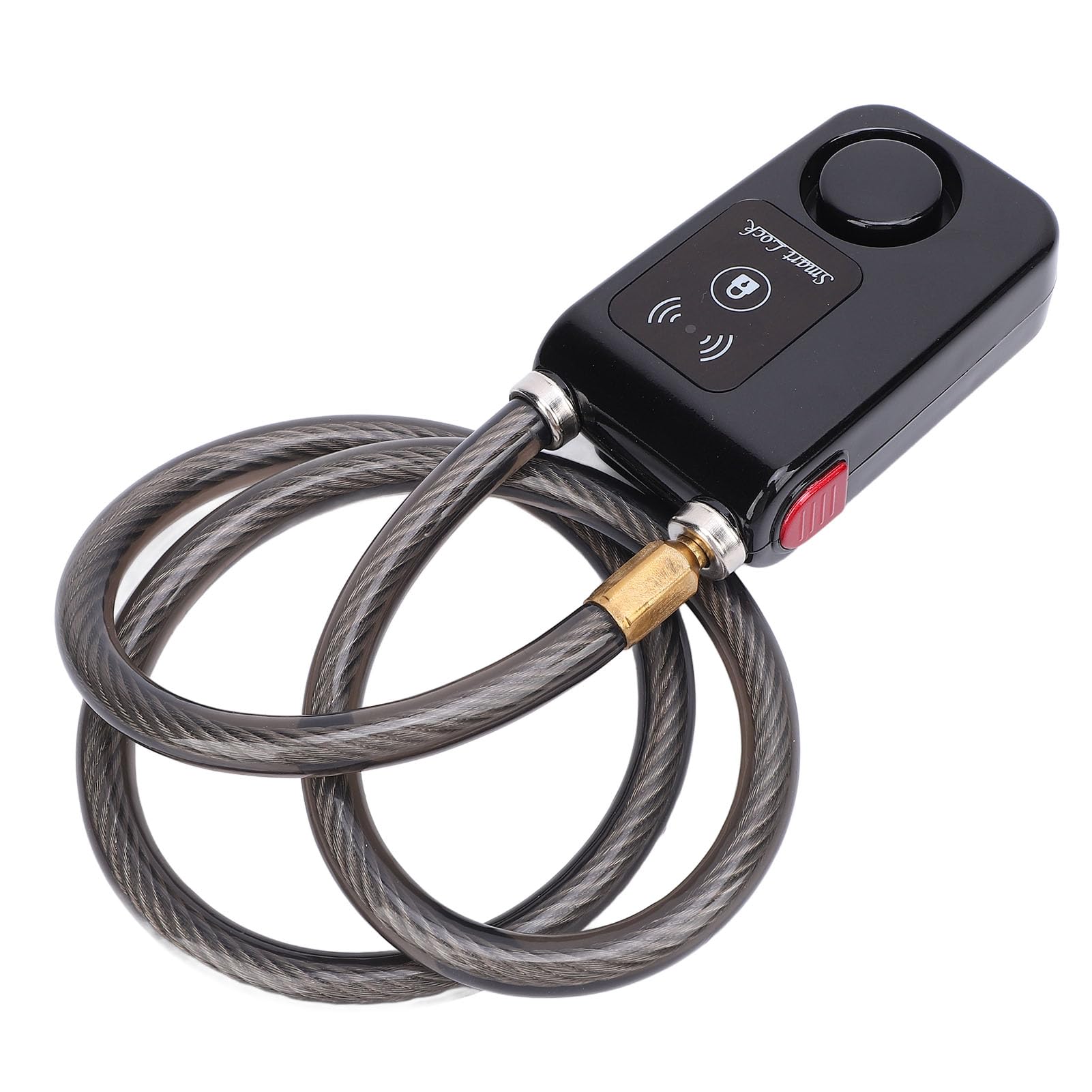 Lucchetto per Bici Bluetooth, Smart Lock Senza Chiave con Controllo APP per Telefono, IP44 Impermeabile, Allarme Superiore a 110 DB, Blocco Antifurto per Moto, Bicicletta,