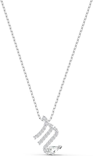 Swarovski All Zodiac Symbols Pendant Necklace Jewelry Collection, Clear Crystals