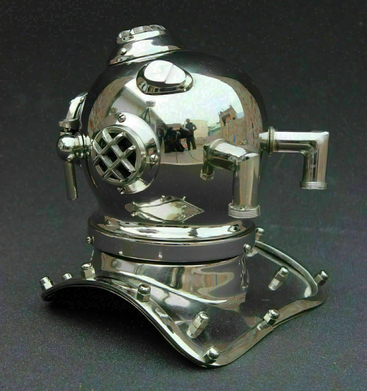 Casco de buceo Vintage Mini Marina Marina IV Deep Sea Divers Casco de buceo Réplica