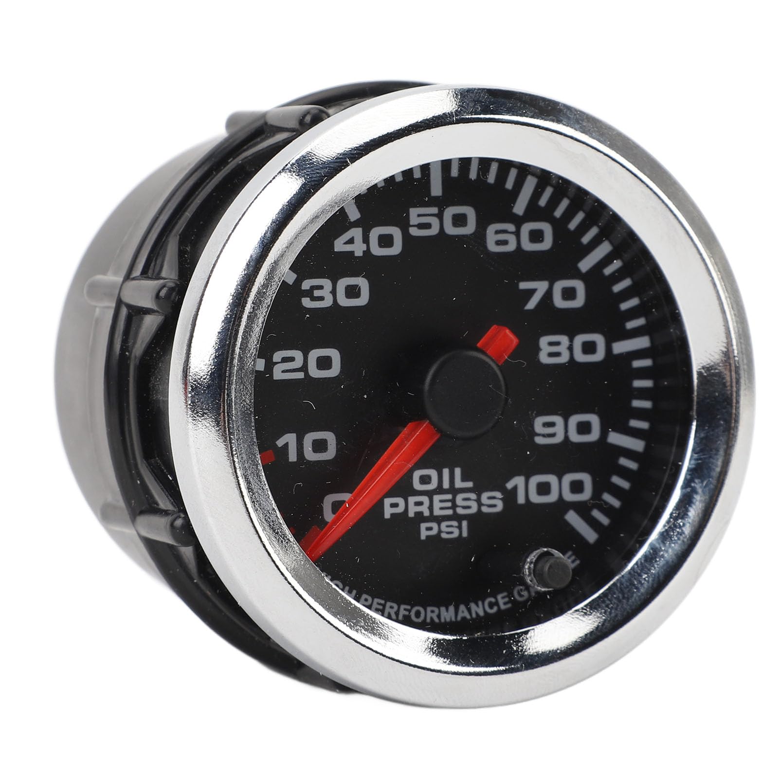 Kit de Medidor de Presión de Aceite, Medidor de Presión de Aceite de 52 Mm, Medidor de Presión de Aceite de Alta Precisión de 12 V 0-100 PSI con Motor Paso a Paso para Automóvil,