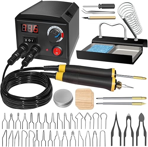 Herramienta de combustión de madera, kit de quemador de madera, bolígrafo de 200  1,382.0 F, kit de quema de madera con termómetro digital,
