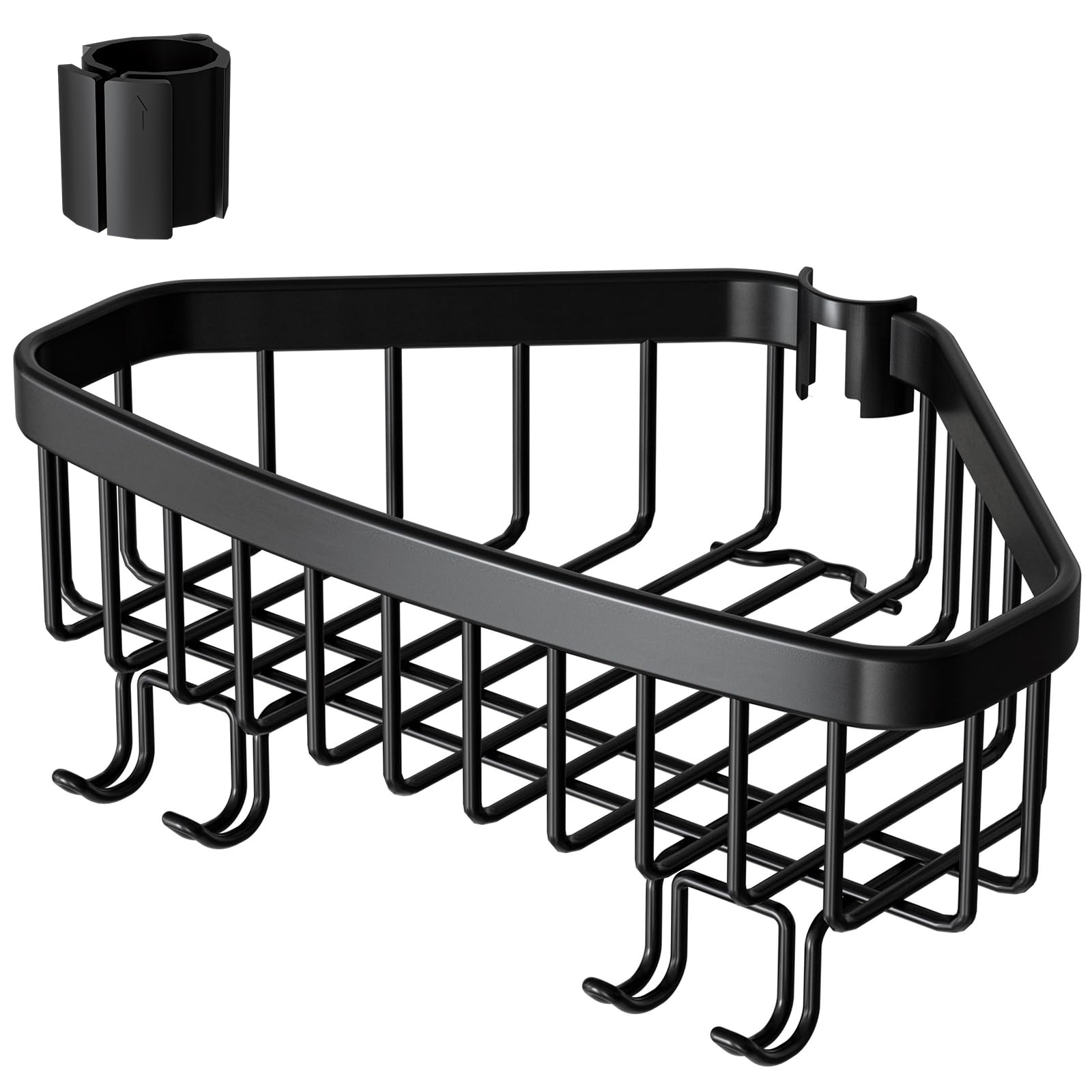 Fits Corner Shower Caddy Tension Pole Only 1 Pack Stainless Steel Waterproof Bathroom Storage Basket - Large Size