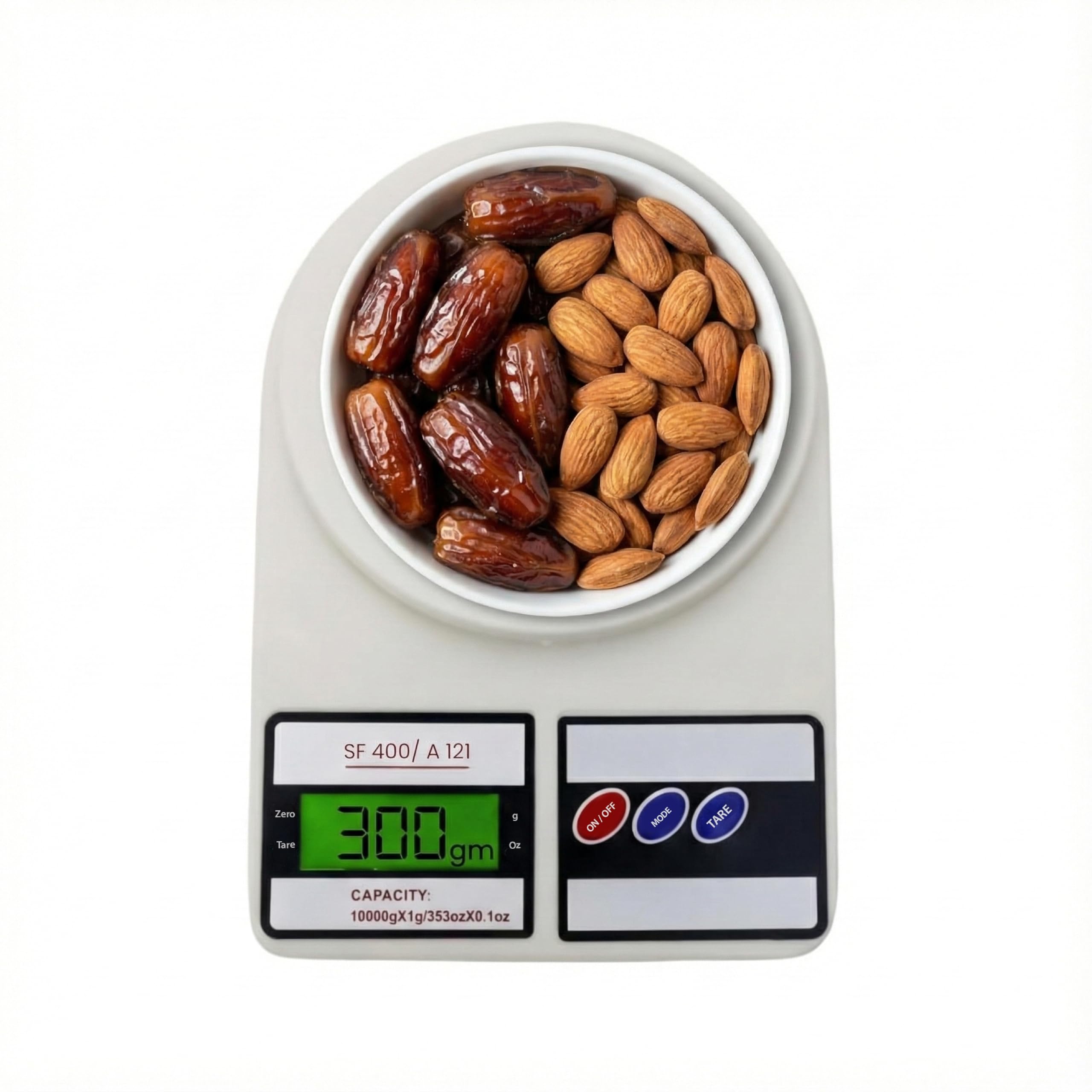 Digital Kitchen Scale, Electronic Food Weighing Machine, 10kg/1g Precision, LCD Display, White, With Tare Function-image-33