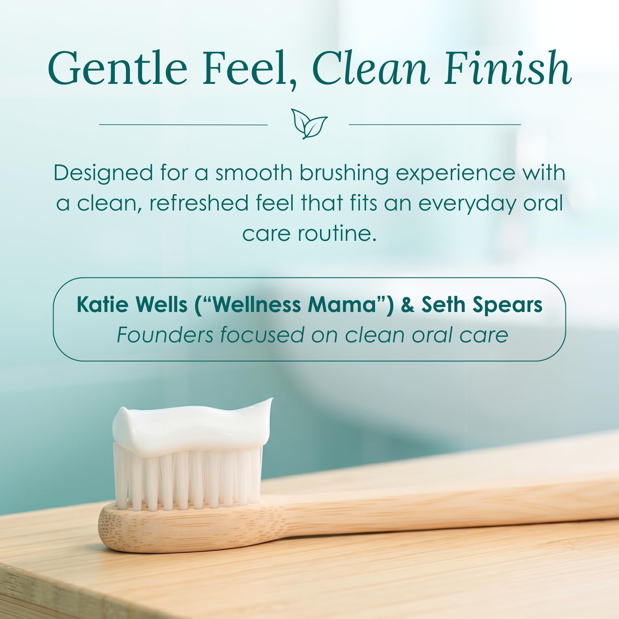 Wellnesse: Pasta dental blanqueadora – menta fresca – 1 tubo, 4 onzas – Limpia los dientes, calma las encías y refresca el aliento – libre de crueldad, sin OMG – sin parabenos, sulfatos, glicerina o