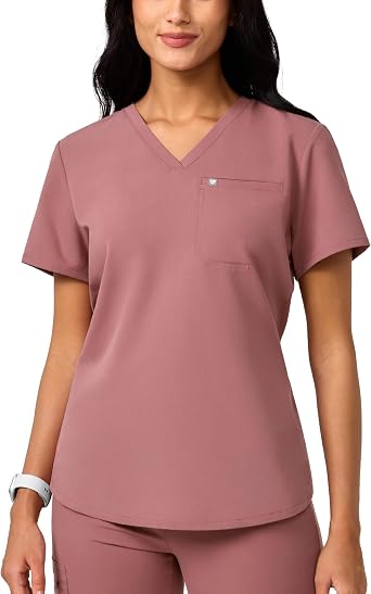 Soft Stretch Scrub Top