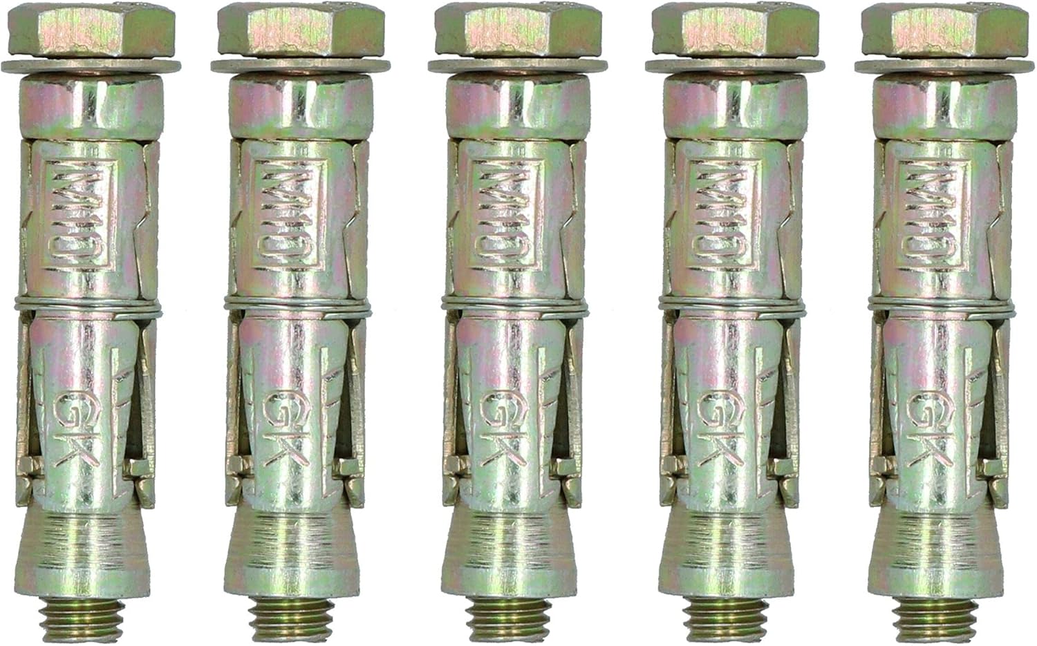 M10 10mm x 70mm Expansion Rawl Bolt for Masonry Sleeve Anchors Fastener 5pk Amazon.co.uk DIY