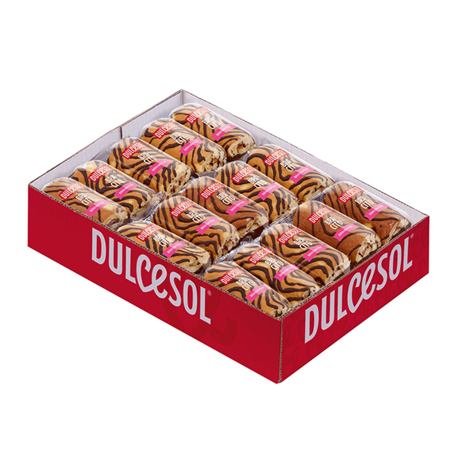 Dulcesol - Bracitos de azúcar, trufa o fresa - Caja de 2 kilos (Bracitos de fresa)