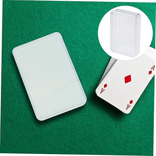 Miniatura 3 de 12 cajas de póquer caja de plástico organizador de tarjetas de póquer de plástico caja organizadora transparente titulares de tarjetas de juego