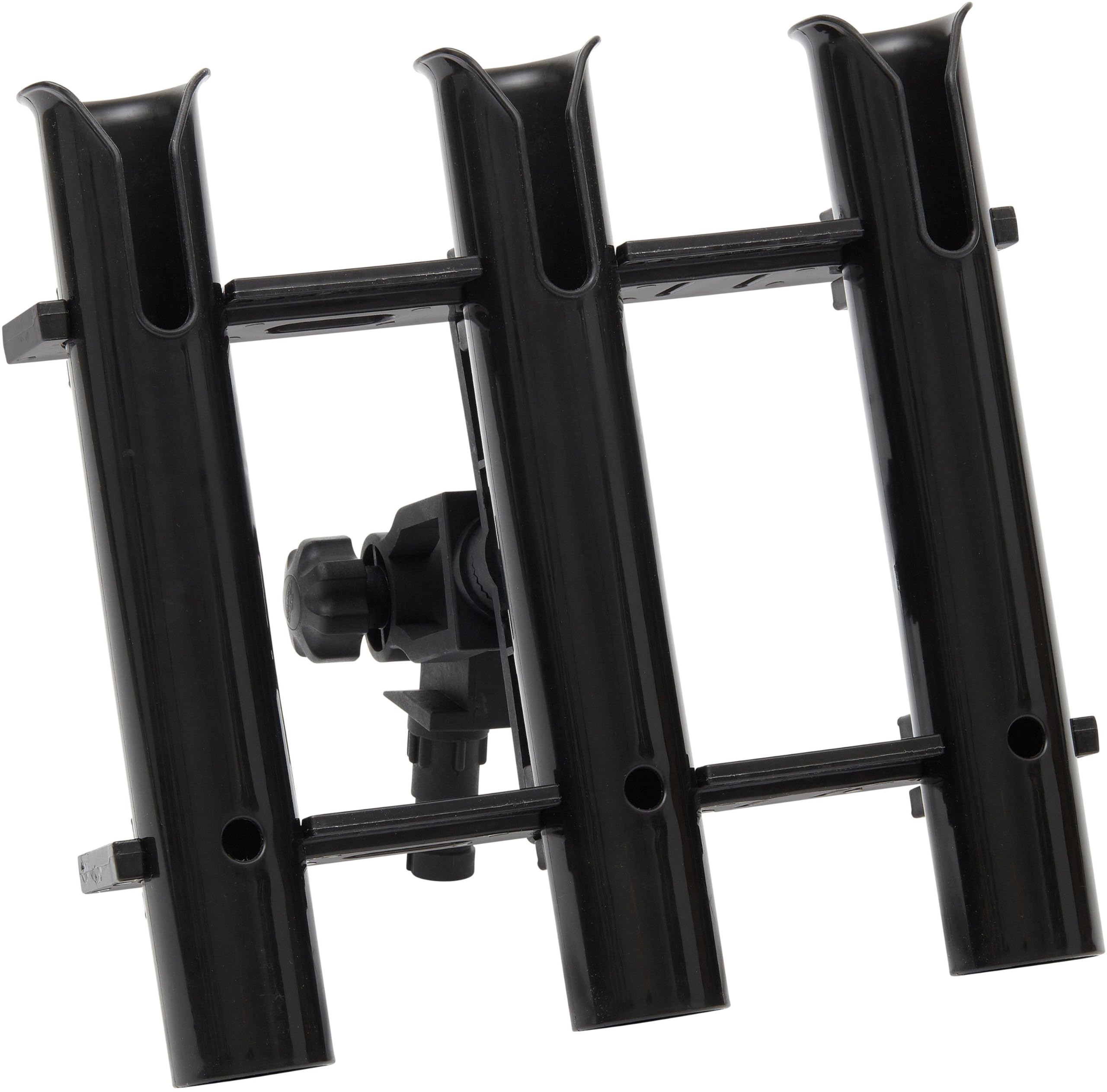 Berkley Porta Canne Orizzontale Da 6 Posti – Rack Da Parete Nero Per Pesca Sportiva