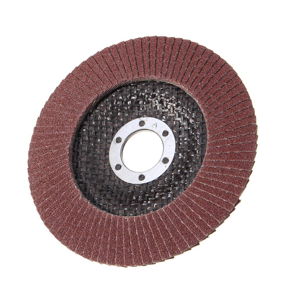KingLan 10 szt. 125 mm 40-120 Grit klapa szlifierska tarcza metal kąt szlifierski tarcza szlifierska -#120